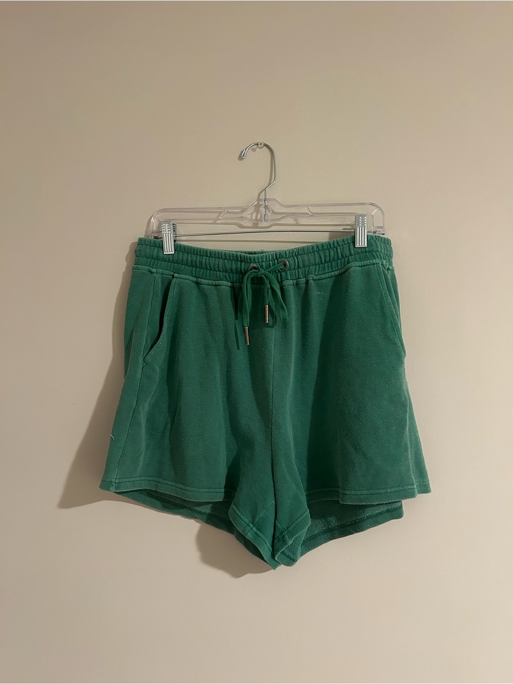 C&C California Forest Green Terry Drawstring Shorts